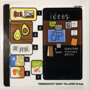 LEGO Sticker Sheet for Set 10291, Sheet 2 - (79280/6351877)