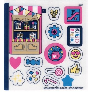 LEGO Sticker Sheet for Set 41407 - (66306/6287563)