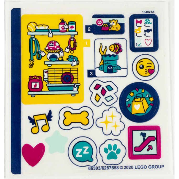 LEGO Sticker Sheet for Set 41405 - (66303/6287558)