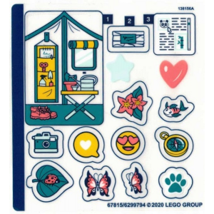 LEGO Sticker Sheet for Set 41436 - (67815/6299794)