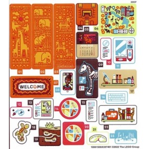 LEGO Sticker Sheet for Set 41717 - (10001509/6387461)