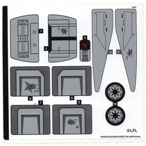 LEGO Sticker Sheet for Set 75337 - (10100763/6410025)