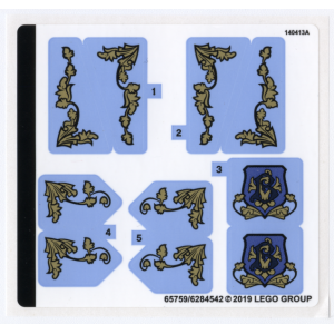 LEGO Sticker Sheet for Set 75958 - (65759/6284542)