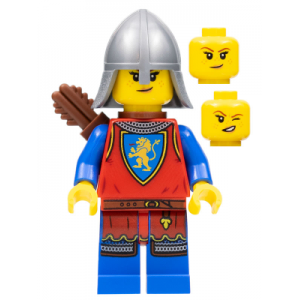 LEGO Castle Lion Knight Archer Female - Kadın Okçu Minifigür