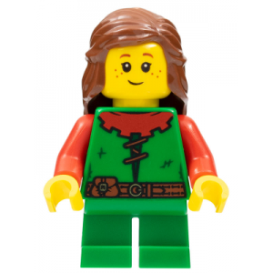 LEGO Castle Forest Girl - Orman Kızı Minifigür