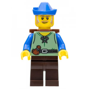 LEGO Castle Peasant Farmer - Yetişkin Çiftçi Minifigür