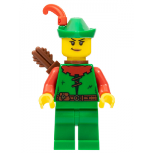 LEGO Castle Forest Woman- Orman Koruyucusu Minifigür